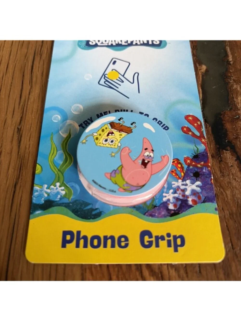 Nickelodeon￼“ SpongeBob Patrick Phone grip/stand. NEW Cartoons Throw Back 80s🔥